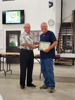 Craig Walker, president and CEO of FCX Systems, Inc. (left) and Jeff Key (right). Craig Walker, president and CEO of FCX Systems, Inc. (left) and Jeff Key (right).