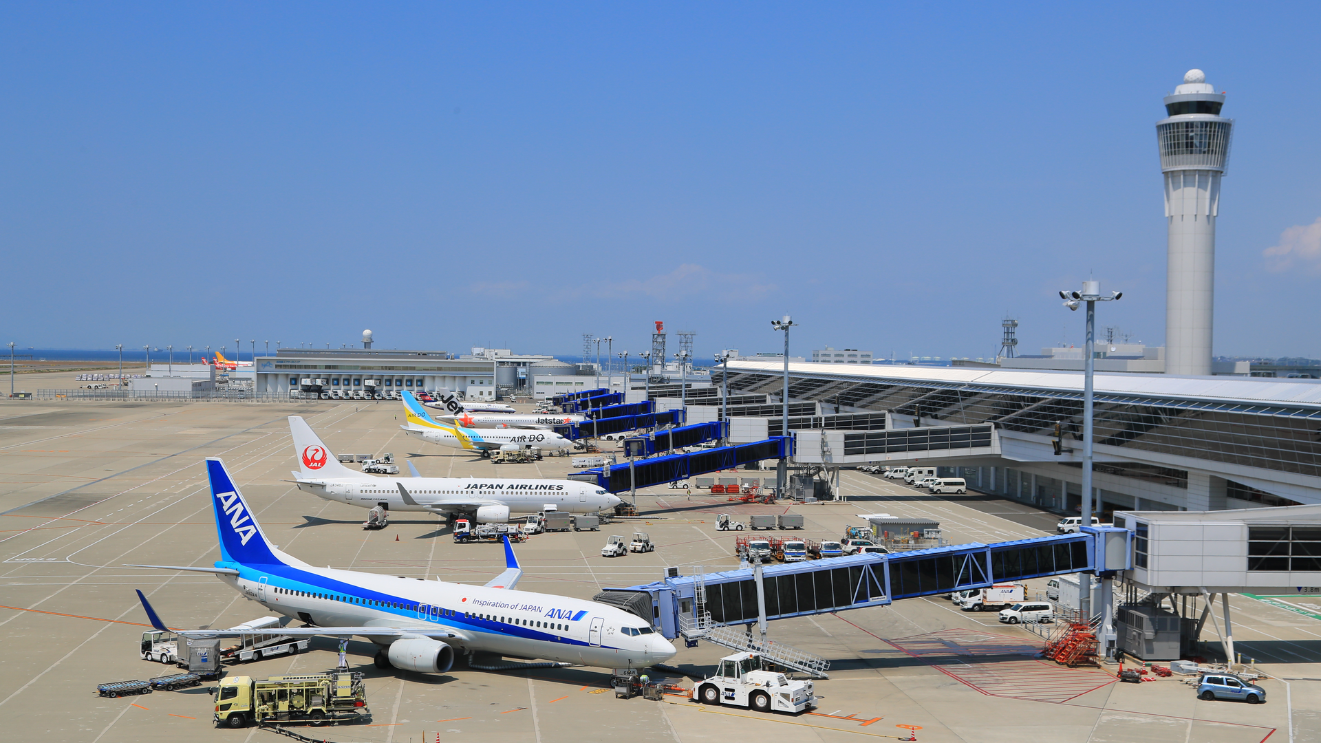 Apron View (Domestic Departures) at Chubu Centrair International Airport