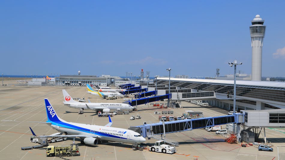 Apron View (Domestic Departures) at Chubu Centrair International Airport