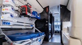Fa Is Global Express Dedicated Air Ambulance Interior