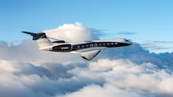 An all-new Gulfstream G700, the largest aircraft in Gulfstream’s fleet, set its first ever city-pair speed records from Savannah to Doha, Qatar, and then from Doha to Paris. An all-new Gulfstream G700, the largest aircraft in Gulfstream’s fleet, set its first ever city-pair speed records from Savannah to Doha, Qatar, and then from Doha to Paris.