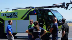 Oshkosh Airport Products kicks off second wave of the 2021 Road Rally across North America featuring the new Striker Volterra ARFF hybrid electric vehicle.