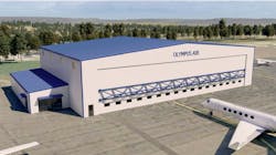 Olympus Air, along with Hazleton Regional Airport, announced a new hangar facility is set to open by February 2022. Olympus Air, along with Hazleton Regional Airport, announced a new hangar facility is set to open by February 2022.