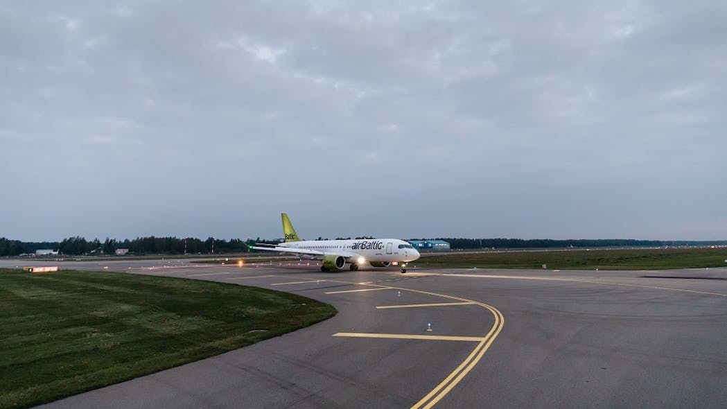 Riga Airport started operating the second rapid exit taxiway that has been constructed with the support of the Cohesion Fund (CF).