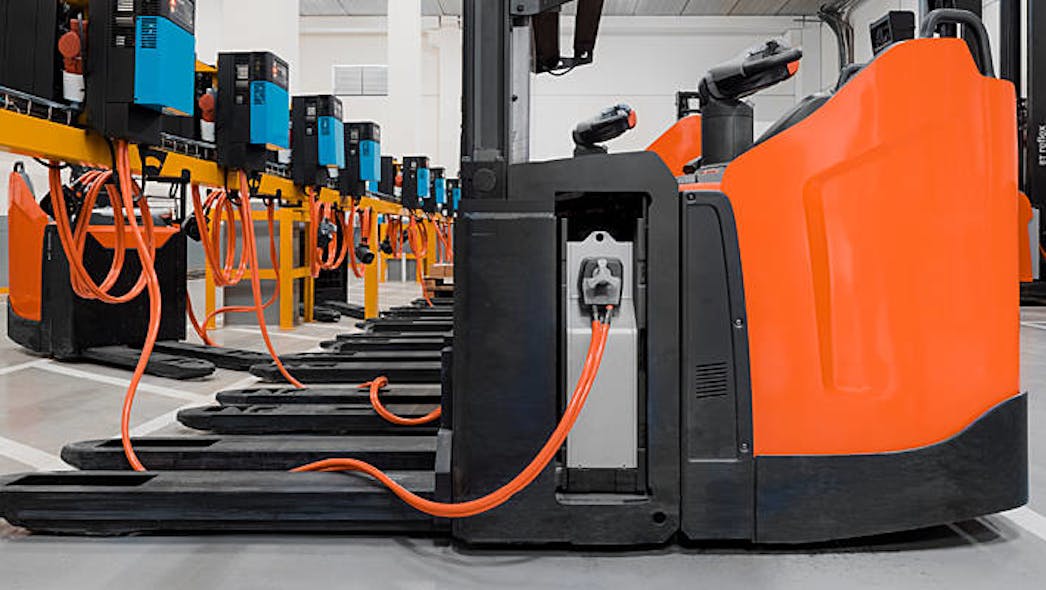 25% of All Toyota Electric-Powered Forklifts Now Feature Lithium-Ion
