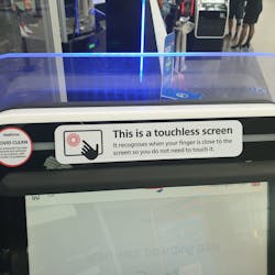 Amadeus touchless bag drop technology is being trialed at Heathrow Airport.