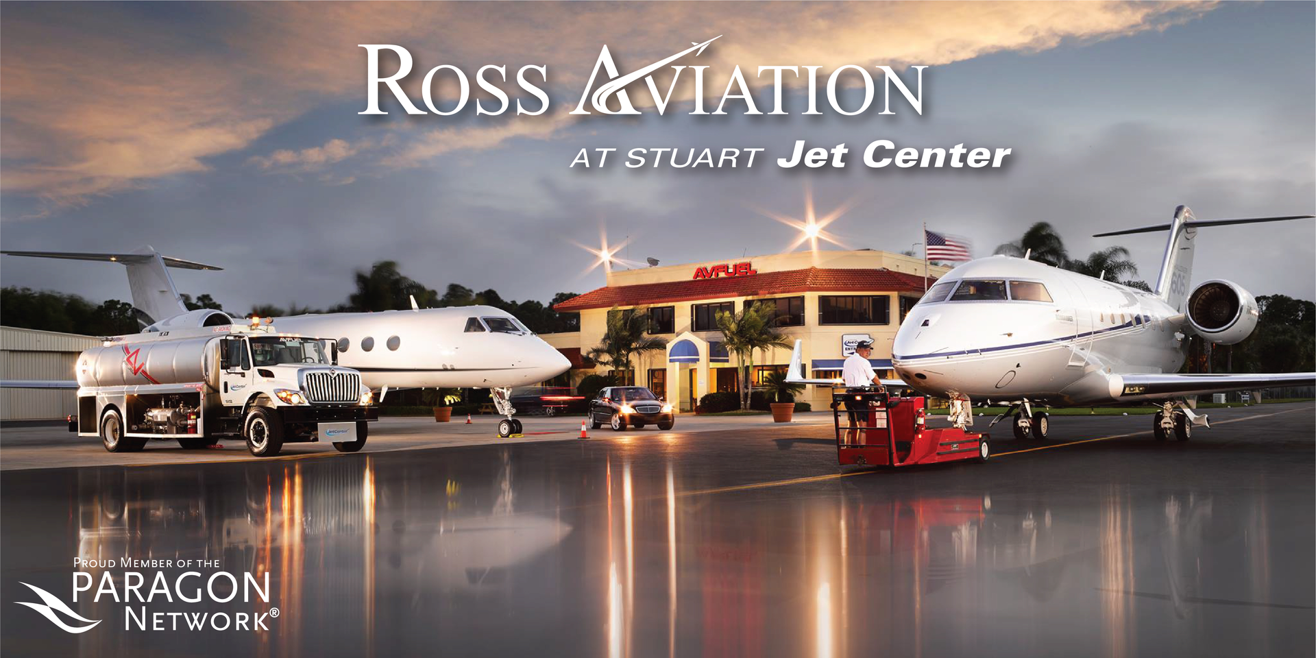 Ross Aviation at Stuart Jet Center is now part of the Paragon Aviation Group network.