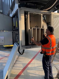 Dirty filters can affect the amount of air getting to the cooling and heating components, and ultimately, the aircraft cabin. Dirty filters can affect the amount of air getting to the cooling and heating components, and ultimately, the aircraft cabin.