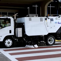 The Schwarze A7 Zephyr is designed to meet the rigorous demand standards of the Department of Defense high speed sweeping requirements for quickly and effectively removing FOD.
