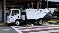 The Schwarze A7 Zephyr is designed to meet the rigorous demand standards of the Department of Defense high speed sweeping requirements for quickly and effectively removing FOD. The Schwarze A7 Zephyr is designed to meet the rigorous demand standards of the Department of Defense high speed sweeping requirements for quickly and effectively removing FOD.