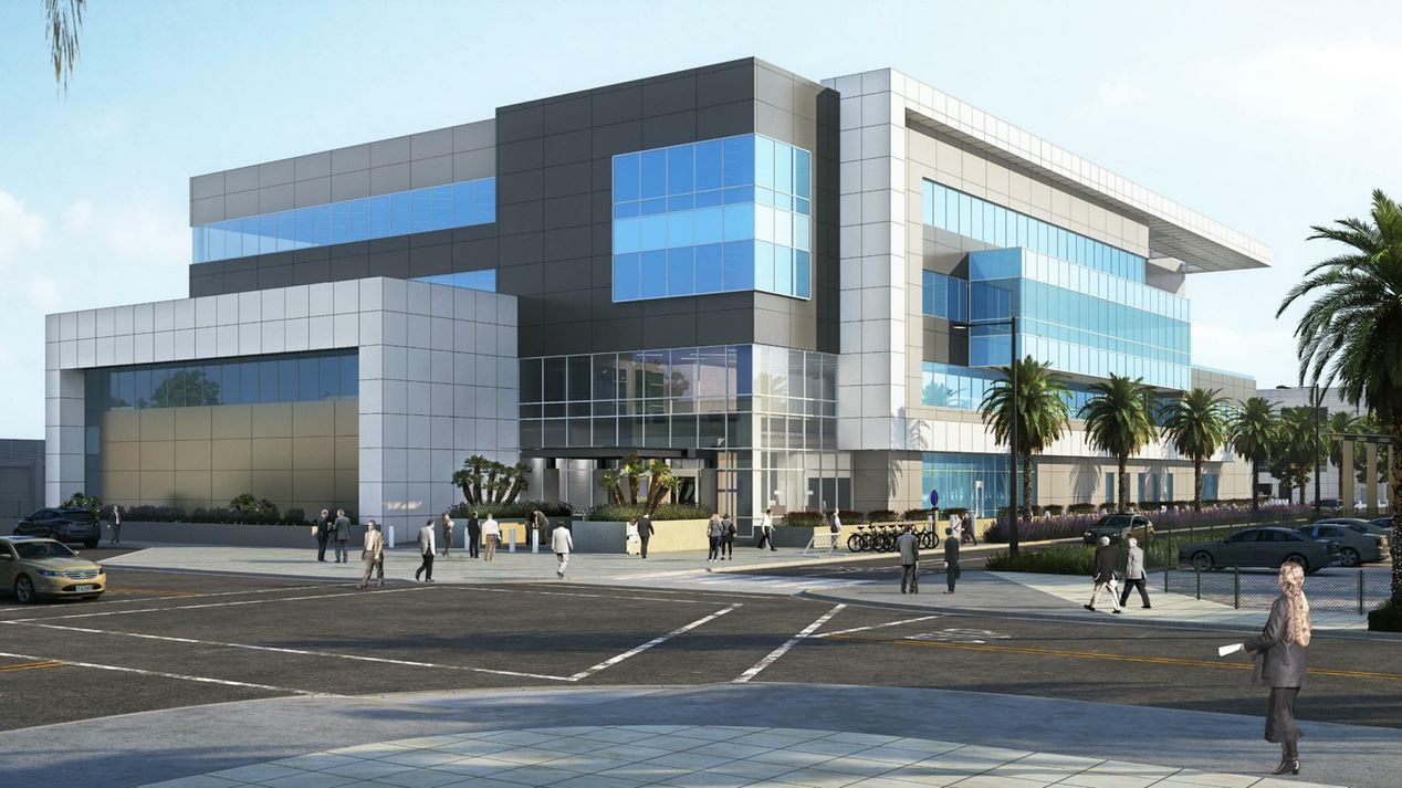 San Diego International Airport New T1 project administration building concept rendering