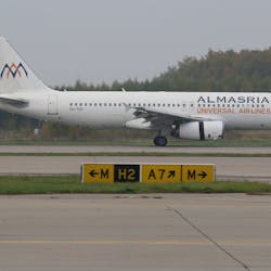 Moscow Domodedovo Airport welcomed first flight of AlMasria Universal Airlines, from Sharm el-Sheikh.