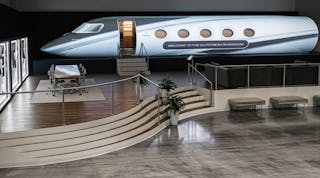 Gulfstream Aerospace Corp. has expanded the customer showroom located at its Savannah-based worldwide headquarters to include the all-new Gulfstream G400.