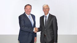 From left to right: Kyle A. Sparks, Chief Underwriting Officer GA/CR, Senior Vice President Starr Aviation — A Division within Starr Companies, and Nick Leontidis, Group President, Civil Aviation, CAE From left to right: Kyle A. Sparks, Chief Underwriting Officer GA/CR, Senior Vice President Starr Aviation — A Division within Starr Companies, and Nick Leontidis, Group President, Civil Aviation, CAE