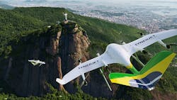 Wingcopter, a leading delivery drone manufacturer, and SYNERJET Corp announced the signing of a strategic partnership agreement. Wingcopter, a leading delivery drone manufacturer, and SYNERJET Corp announced the signing of a strategic partnership agreement.