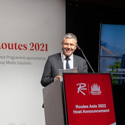 Steven Small, director of Routes, announced Routes Asia will take place June 6-9, 2022 in Vietnam.