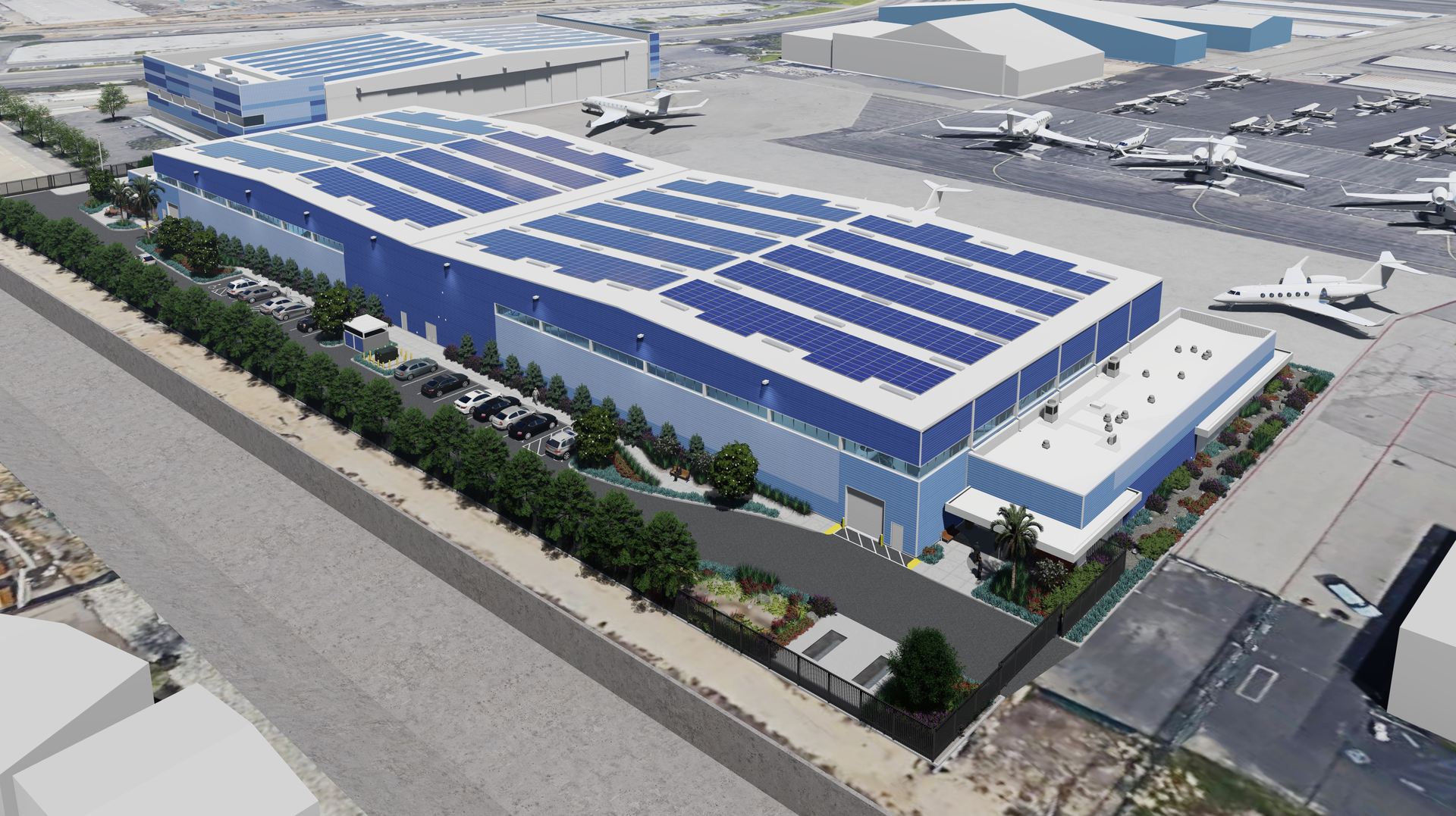 Sun Air Jets announces the opening of its newest expanded hangar facility in Van Nuys, California.