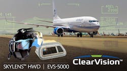 Universal Avionics&rsquo; ClearVision Enhanced Flight Vision System (EFVS) is preparing to enter formal flight testing for certification on a Boeing 737NG.