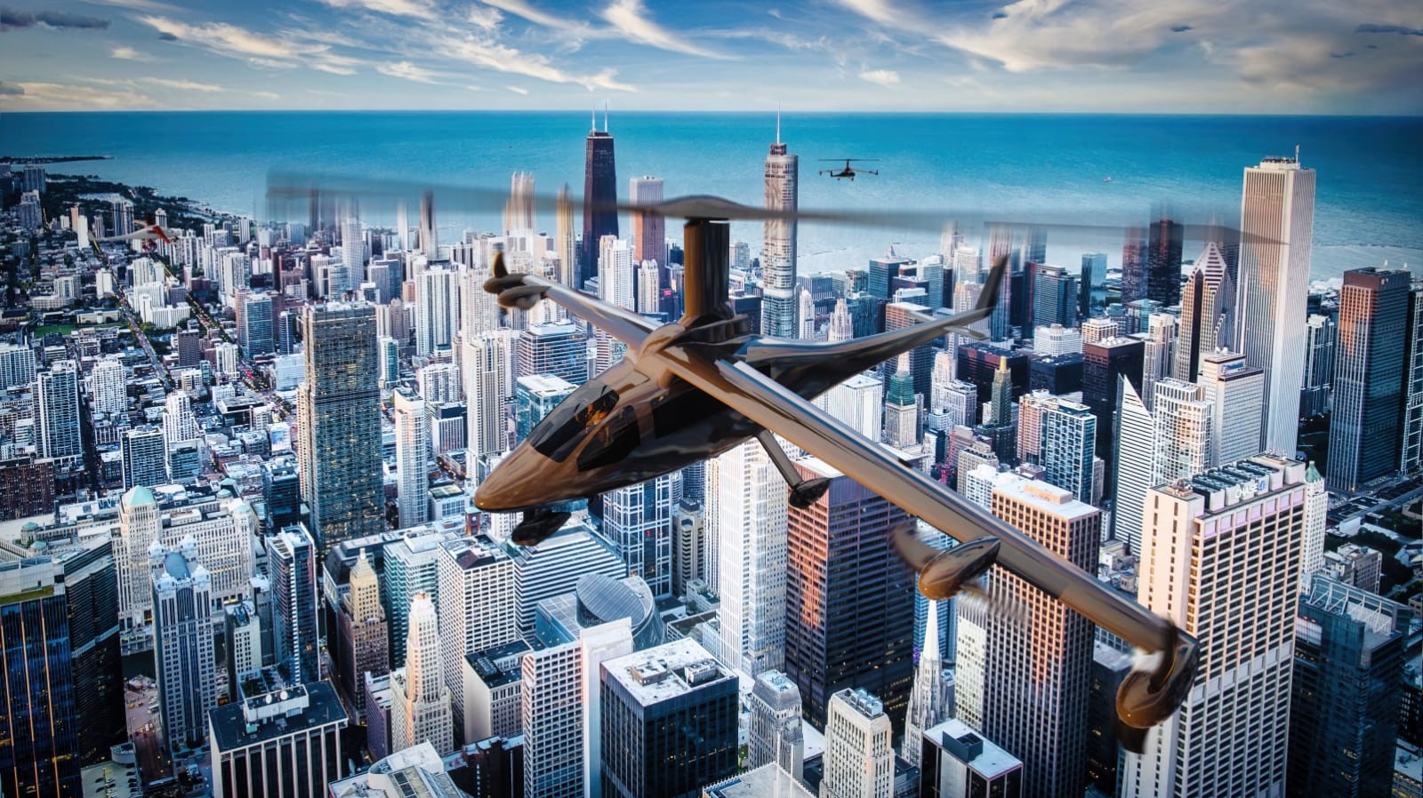 eVTOL Cityscape