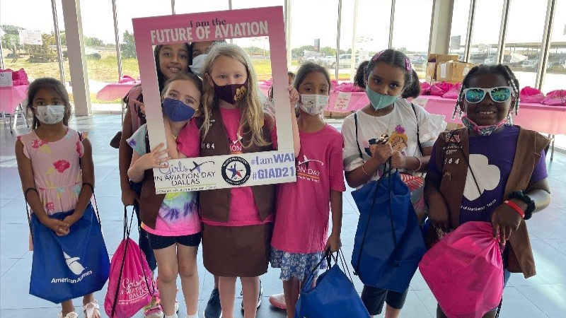 Girls in Aviation Day 2021 reached nearly 10,000 attendees. While a majority of events were held in person, many were organized for virtual gatherings.