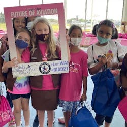 Girls in Aviation Day 2021 reached nearly 10,000 attendees. While a majority of events were held in person, many were organized for virtual gatherings.