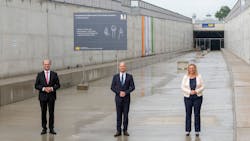 Bavarian Finance Minister and Chairman of the Munich Airport Supervisory Board Albert Füracker, Munich Airport CEO Jost Lammers and Bavarian Transport Minister Kerstin Schreyer. Bavarian Finance Minister and Chairman of the Munich Airport Supervisory Board Albert Füracker, Munich Airport CEO Jost Lammers and Bavarian Transport Minister Kerstin Schreyer.