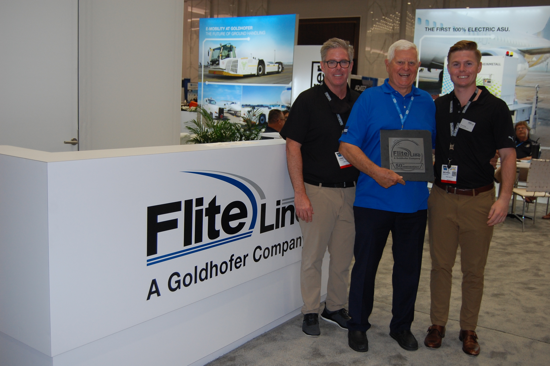 From left to right, John Biagi, Bob Osborn and Michael Biagi.