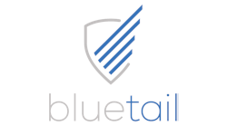Bluetail Gray Stacked Logo Bluetail Gray Stacked Logo