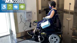 One of many wheelchair charging stations at MIA.