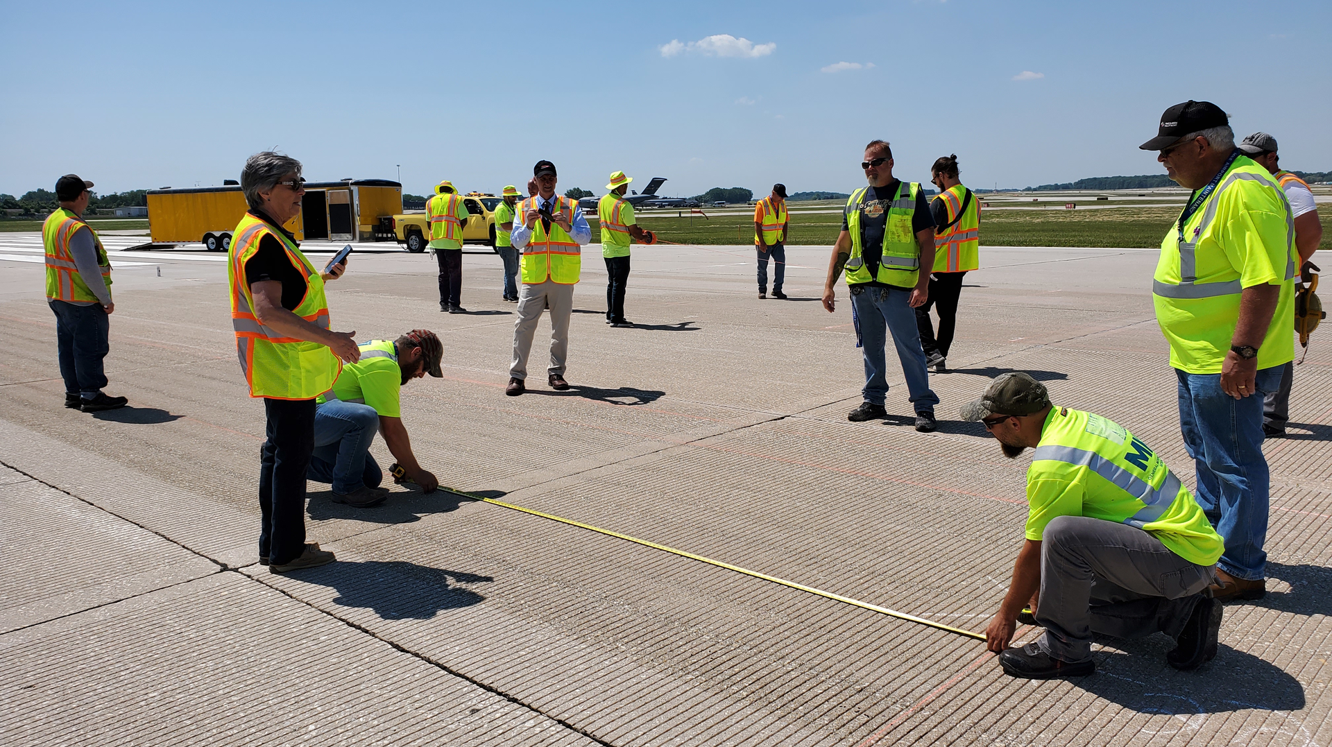 The AMP curriculum is reinforced with practical demonstrations in the field.