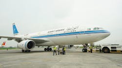 Kuwait Airways recently signed a contract with Lufthansa Technik AG regarding comprehensive base maintenance layovers for Airbus A330ceo aircraft. Kuwait Airways recently signed a contract with Lufthansa Technik AG regarding comprehensive base maintenance layovers for Airbus A330ceo aircraft.