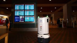 Breezy One is an autonomous disinfecting robot. Breezy One is an autonomous disinfecting robot.