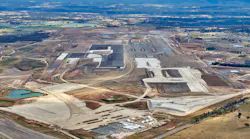 The construction of Sydney’s new airport is directly injecting more than $100 million into businesses in Western Sydney, as new vision shows the incredible transformation of the site since earthworks began.