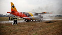 In order to test the readiness in times of unforeseen crisis, Mumbai International Airport conducted a simulated Full Scale Emergency Exercise (FSEE) on Nov. 30. In order to test the readiness in times of unforeseen crisis, Mumbai International Airport conducted a simulated Full Scale Emergency Exercise (FSEE) on Nov. 30.