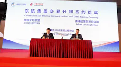 Signature Song Shaokun, Ceo, Eastern Airlines Technics (eastec) And Philippe Bardol, General Delegate For China And Ceo Of Safran China Copyright China Eastern