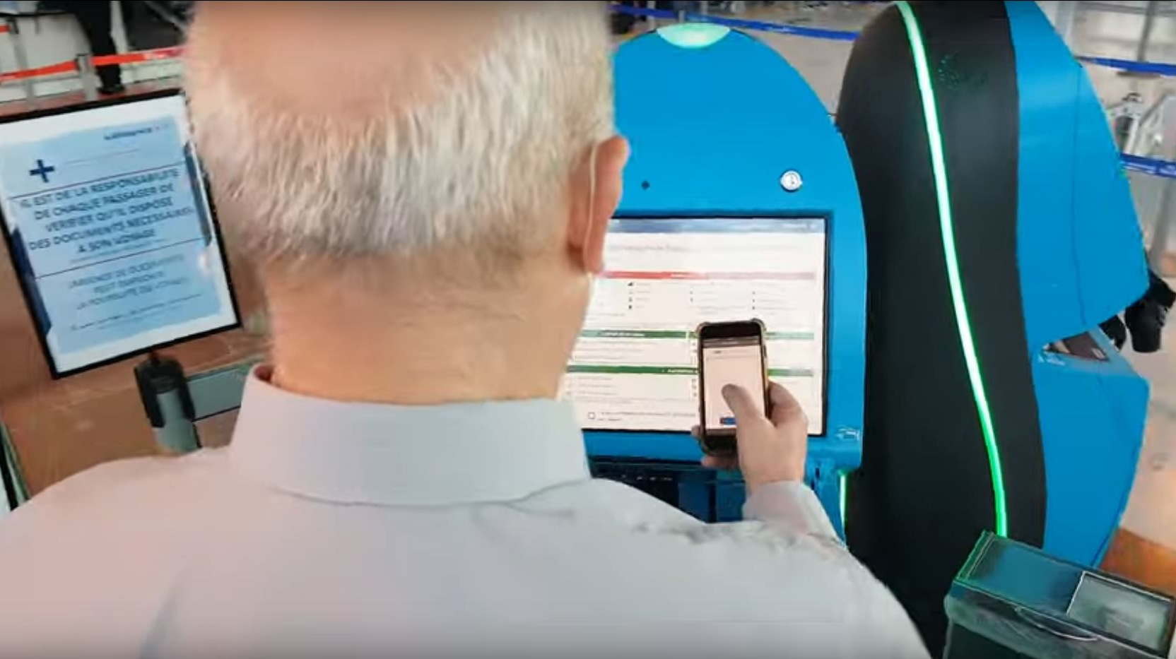 Nice C&ocirc;te d&rsquo;Azur innovates to protect the health of their passengers with a new &ldquo;touchless&rdquo; service at check-in.
