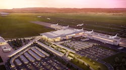 Western Sydney International is on track to open to international, domestic and air cargo services in late 2026.