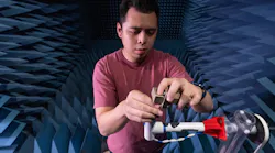 Seng Loong “Hanson” Yu, a Ph.D. candidate in Electrical Engineering and Computer Science at Embry-Riddle Aeronautical University, works in the WiDE Lab on Sensatek projects. He has designed antennas that can withstand the environments of turbine engines, which have temperatures of up to 1700 degrees Celsius.
