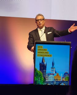 Joseph Suidan addresses the IGHC delegates. Joseph Suidan addresses the IGHC delegates.