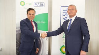 Tayeb Rostami, Joint Ventures Manager &ndash; Air BP Middle East; Stuart Hind, General Manager &ndash; United Iraqi Company for Airports and Ground Handling Services Limited
