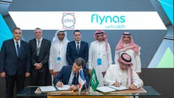 In conjunction with French President Emmanuel Macron’s state visit to Saudi Arabia, flynas, the low-cost flag carrier, finalized a multi-year Rate Per Flight Hour (RPFH) agreement with CFM International for the LEAP-1A engines powering the airline’s fleet of 80 Airbus A320neo aircraft. In conjunction with French President Emmanuel Macron’s state visit to Saudi Arabia, flynas, the low-cost flag carrier, finalized a multi-year Rate Per Flight Hour (RPFH) agreement with CFM International for the LEAP-1A engines powering the airline’s fleet of 80 Airbus A320neo aircraft.