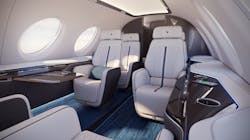 Eviation Aircraft introduces the design for the executive cabin version of its Alice all-electric aircraft. The new six-passenger configuration boasts an elegant, refined and modern interior offering corporate travelers a luxurious and spacious cabin that redefines regional executive travel.