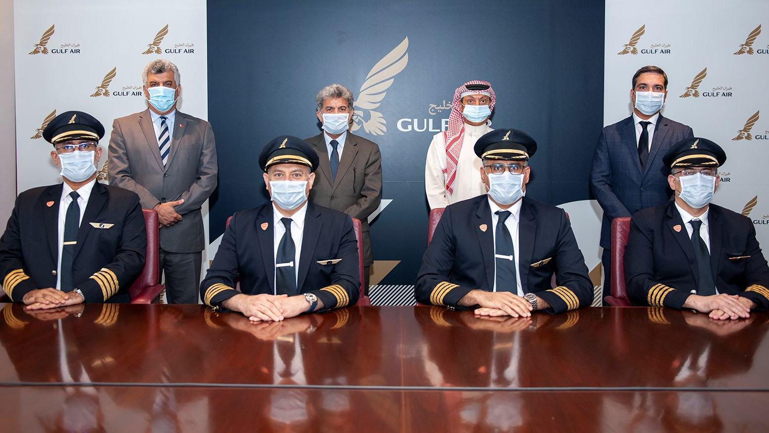 Gulf Air has developed for the first time an in-house type rating course for its pilots who fly Airbus to be qualified to fly its Boeing 787-9 Dreamliner fleet. Approved by Bahrain&rsquo;s Civil Aviation Affairs, the course was fully conducted by Gulf Air&rsquo;s experienced Bahraini instructors. The first pilots who successfully completed the course were Captain Jasim Abu Idrees and Captain Mohamed Shabib.