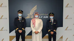 Gulf Air, the national carrier of the Kingdom of Bahrain, continues moving forward in keeping Bahrainization. New pilots, Yaser Al Madani and Mohammed Yaquob, joined as First Officers. Gulf Air’s Acting Chief Executive Officer Capt. Waleed AlAlawi congratulated the new pilots.