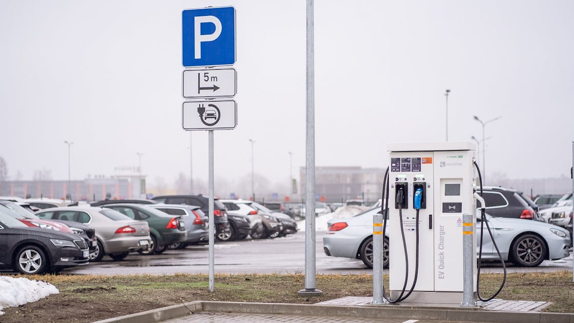 Electric Car Charging Station Opens at Riga Airport Aviation Pros