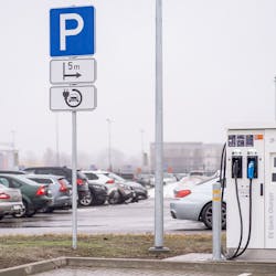 Riga Airport Electric Car Charging Station