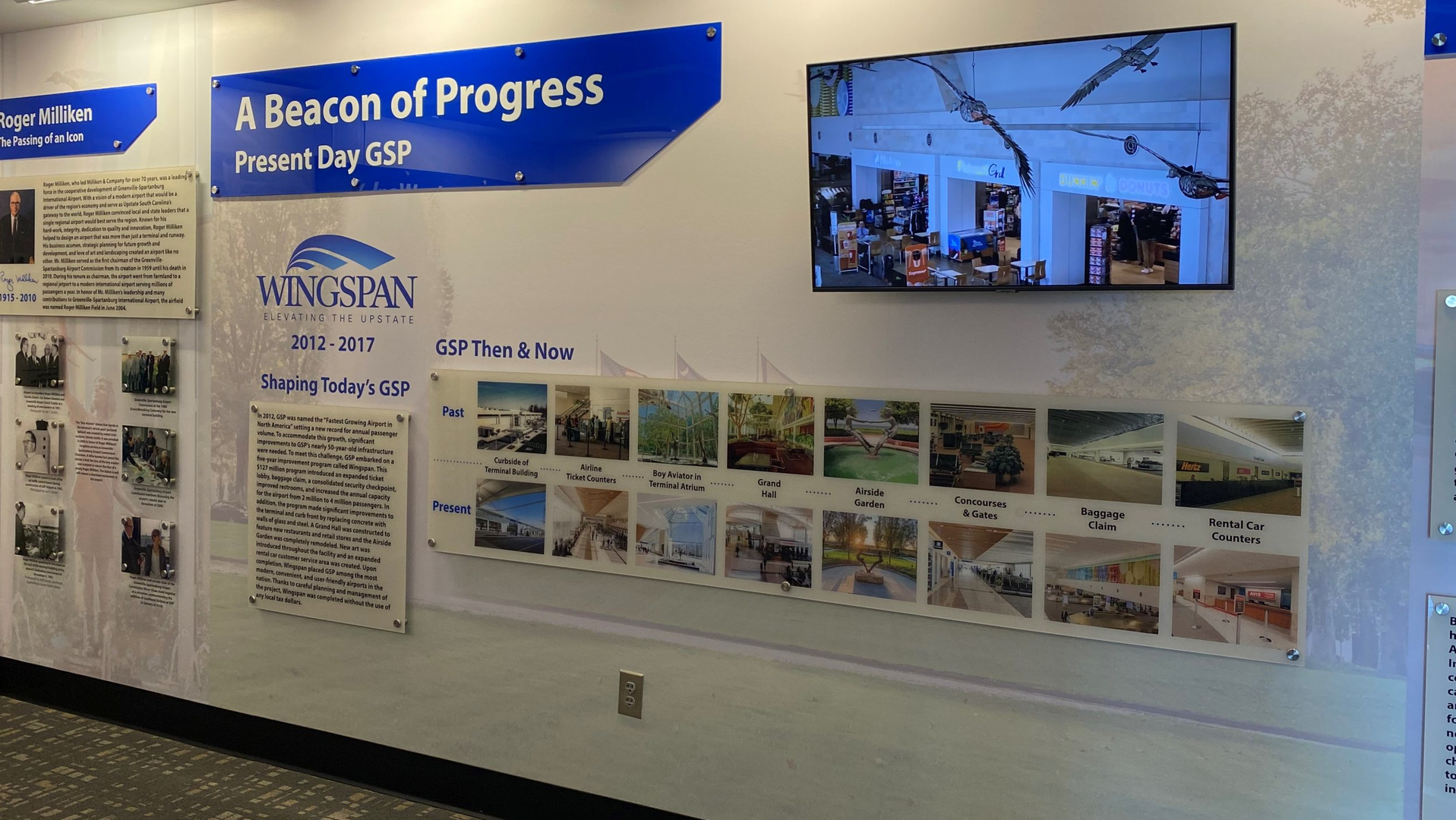 GSP has officially unveiled a new Airport Museum, celebrating the airport and its contributions to the region and its economy.
