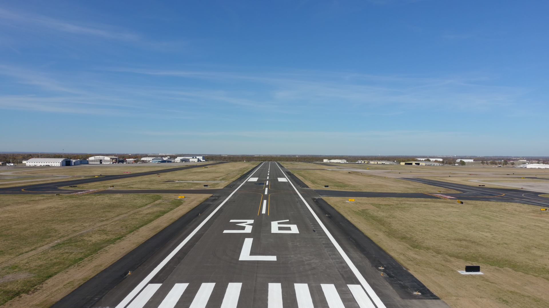 Tulsa Airports Improvement Trust (TAIT) recently completed the runway rehabilitation project on Runway 18R/36L at Tulsa International Airport.