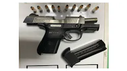 TSA officers at Yeager Airport discovered this handgun in a carry-on bag on Dec. 21.