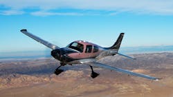 The 2022 G6 SR in 'Himalayan Salt' by Cirrus Aircraft. The 2022 G6 SR in 'Himalayan Salt' by Cirrus Aircraft.